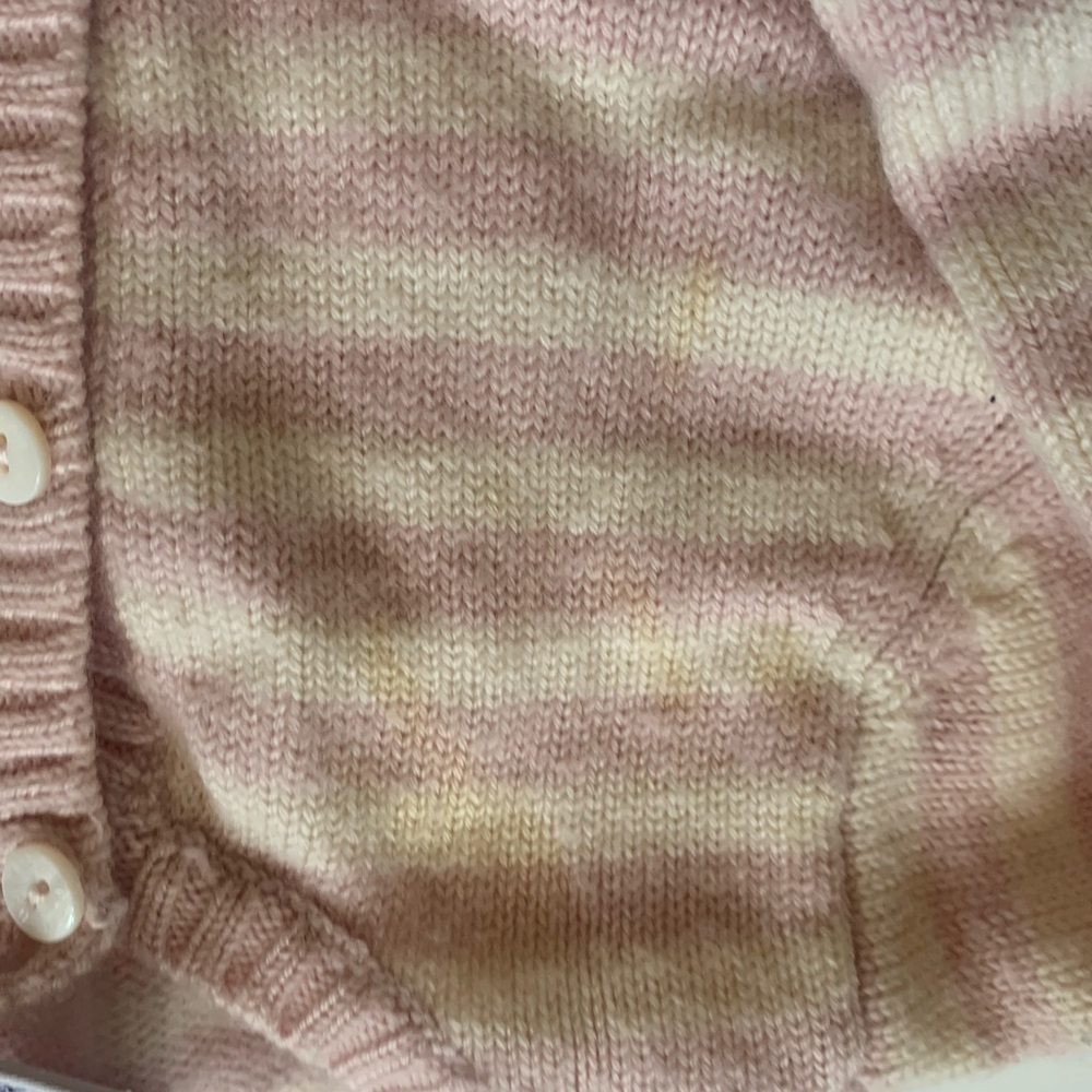 Petit Bateau pink striped onesie baby girl 12m - Picture 2 of 5